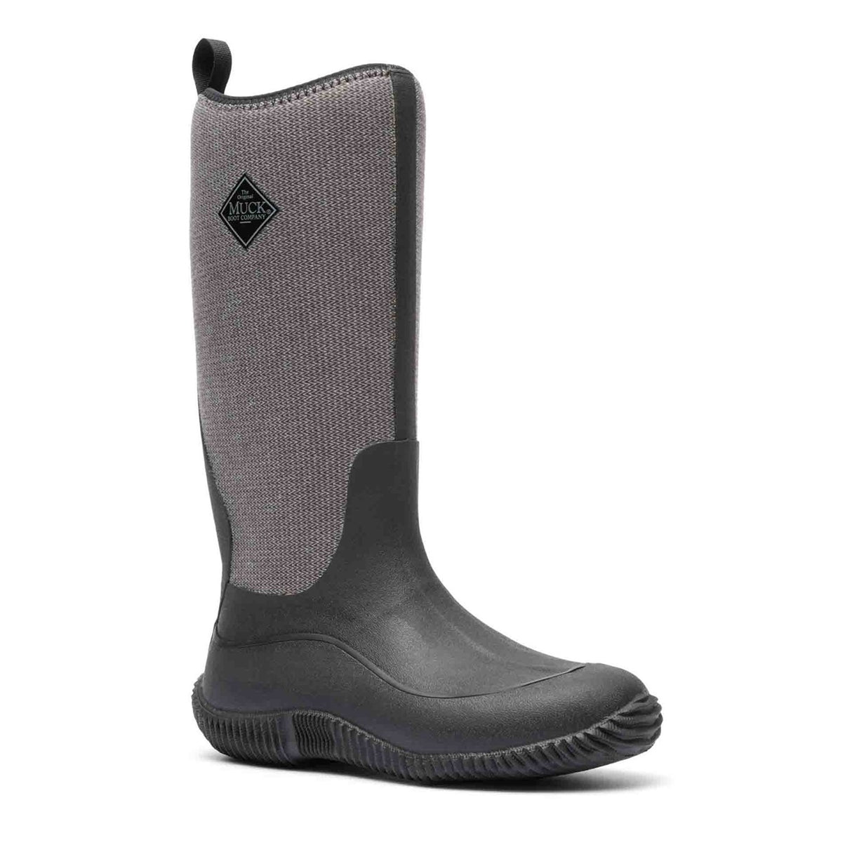 Women's Hale Tall Boots Black Herringbone Print