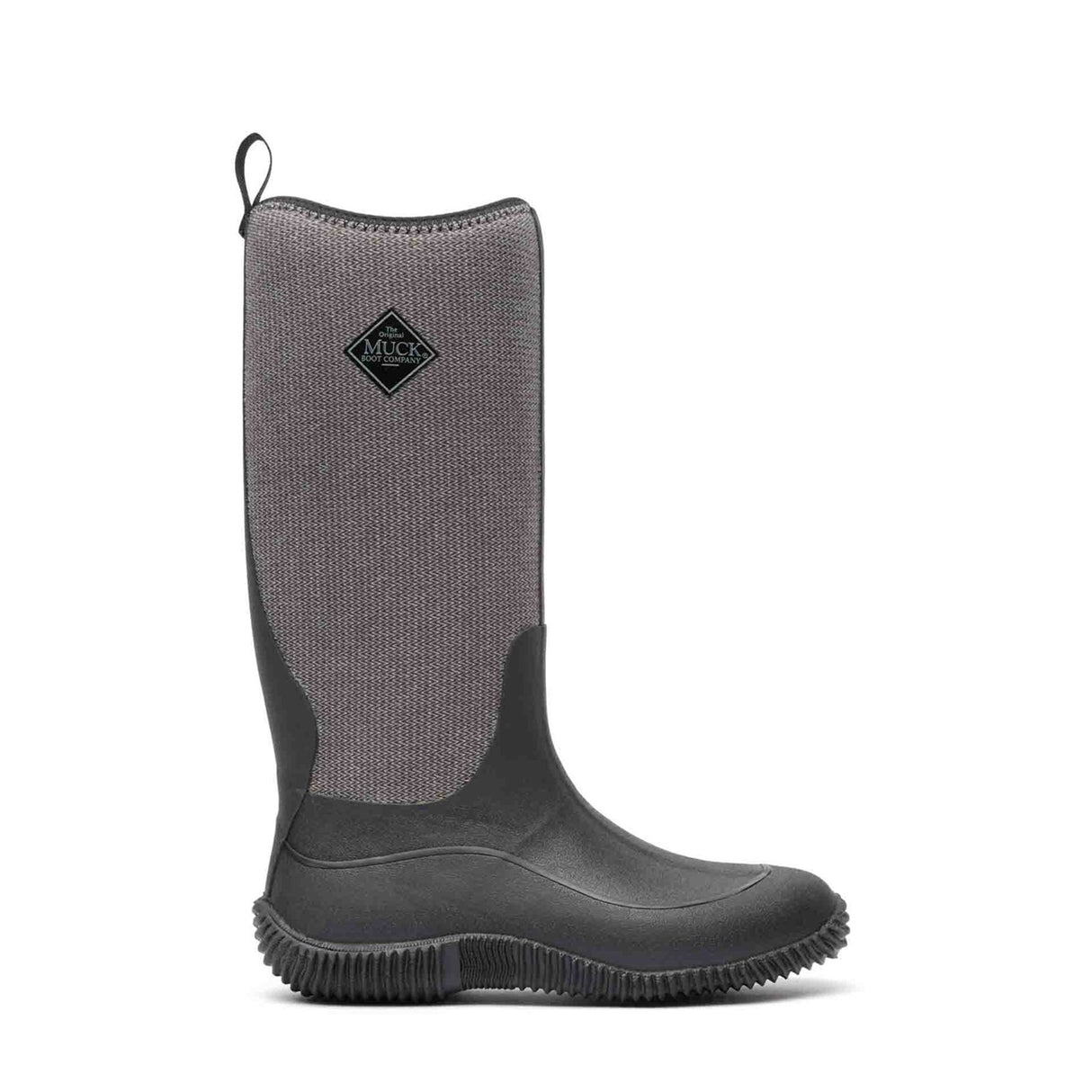 Women's Hale Tall Boots Black Herringbone Print