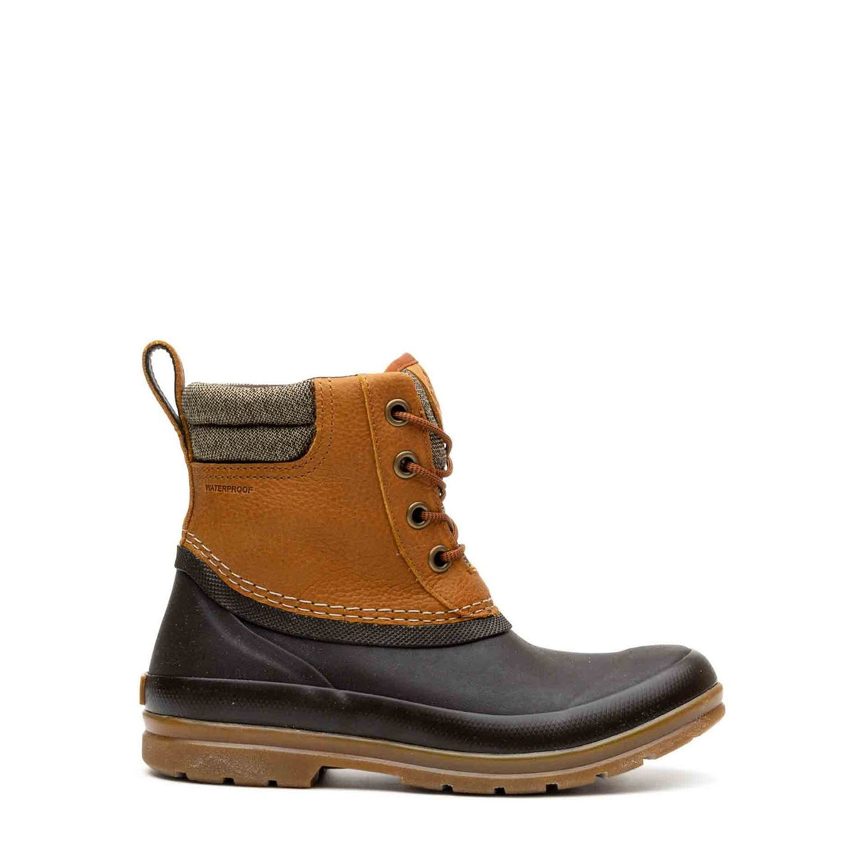 Women's Muck Originals Duck Lace-Up Leather Short Boots Tan