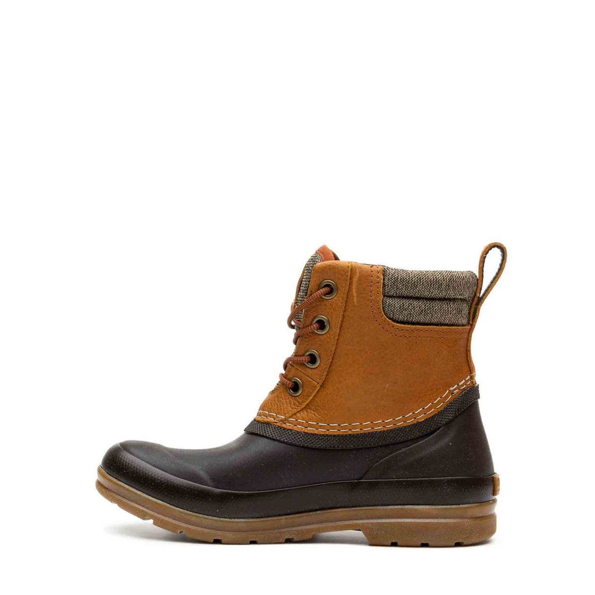 Women's Muck Originals Duck Lace-Up Leather Short Boots Tan