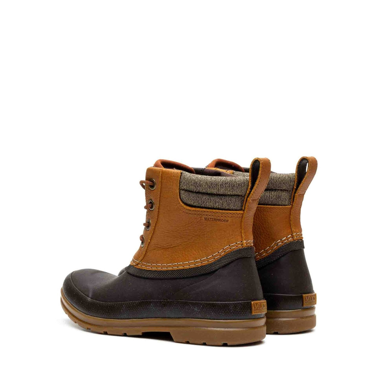 Women's Muck Originals Duck Lace-Up Leather Short Boots Tan