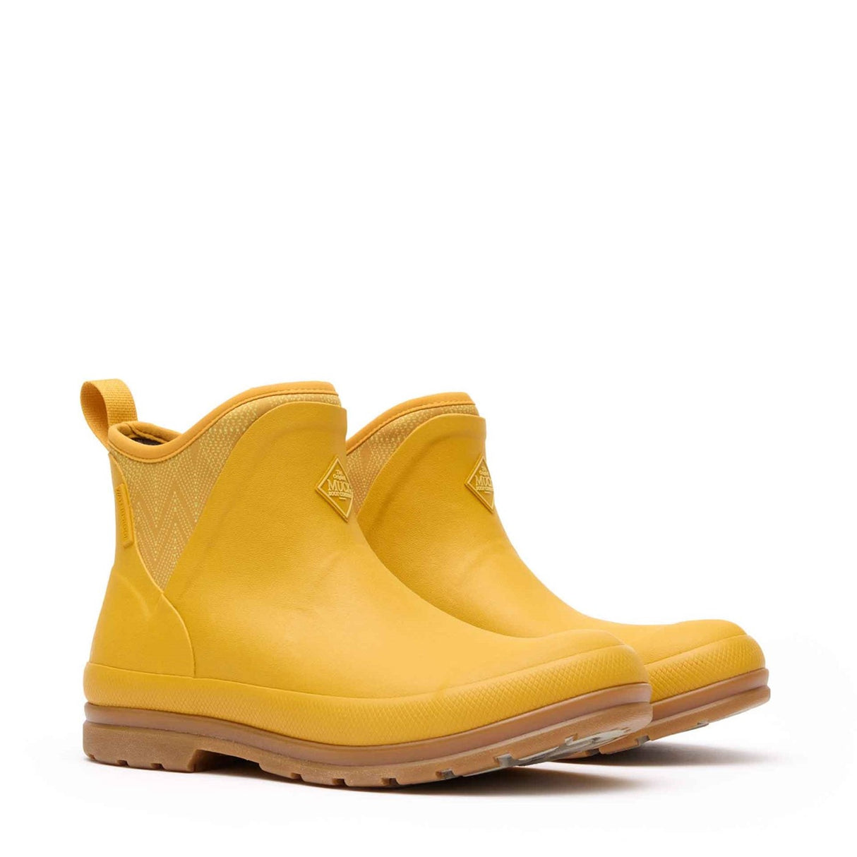 Women's Muck Originals Pull-On Ankle Boots Yellow Ditsy Dot Print