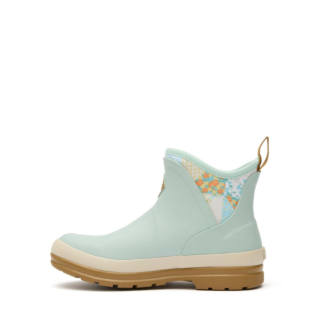 Women's Muck Originals Pull-On Ankle Boots Blue Floral Quilt Print