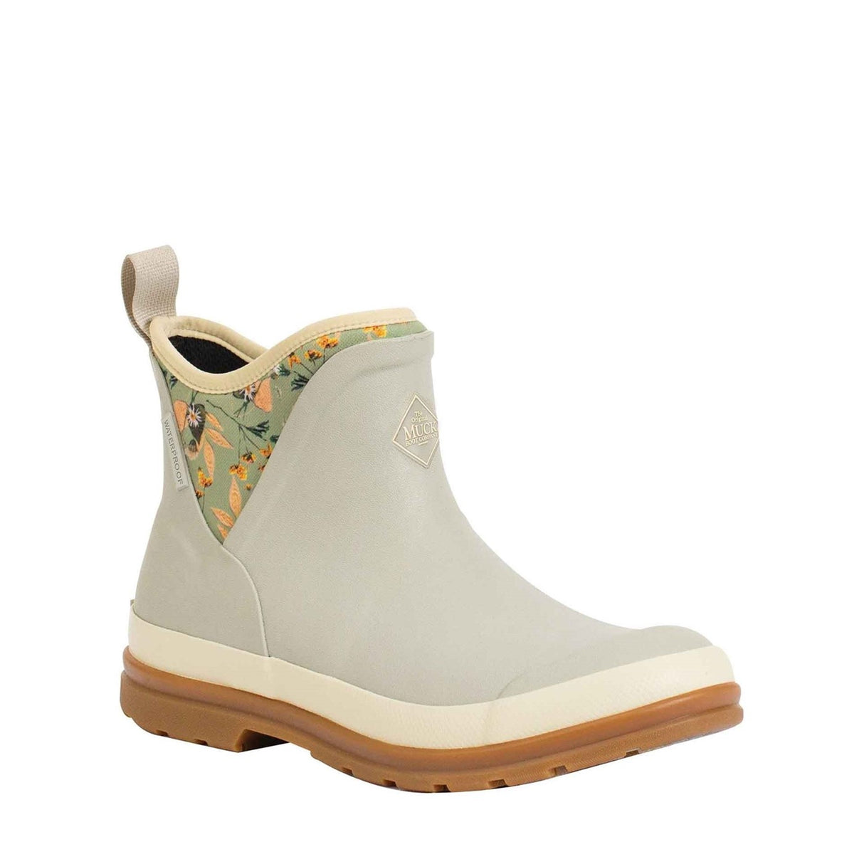 Women's Muck Originals Pull-On Ankle Boots Pressed Floral Print