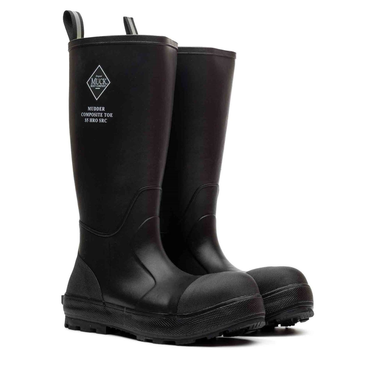 Unisex Mudder S5 Tall Safety Boots Black