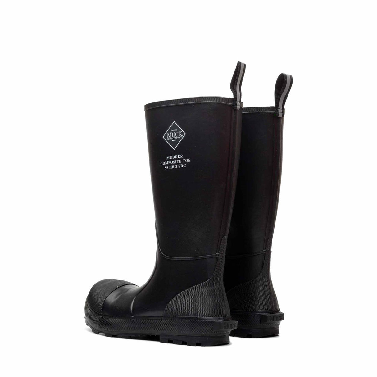 Unisex Mudder S5 Tall Safety Boots Black