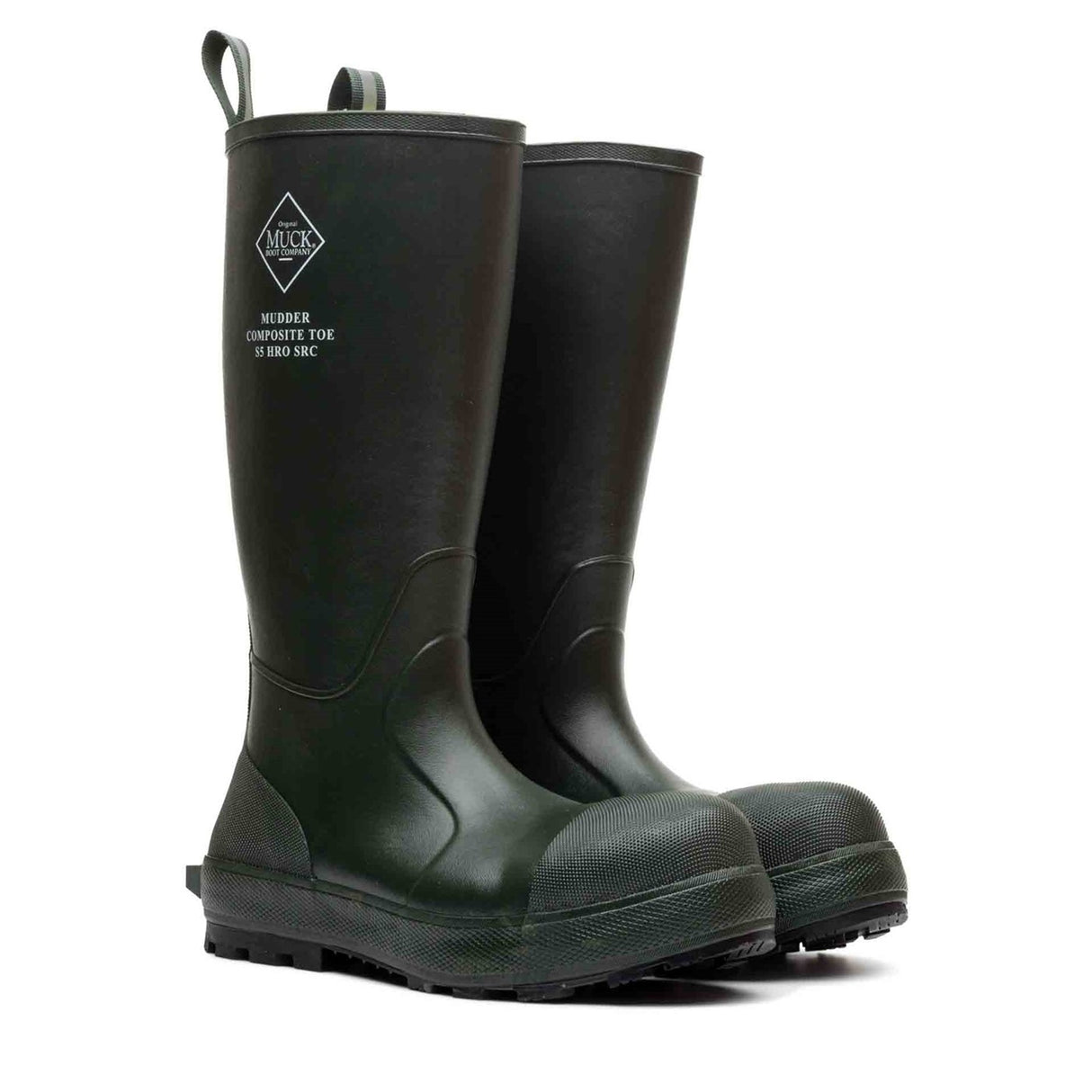 Unisex Mudder S5 Tall Safety Boots Moss