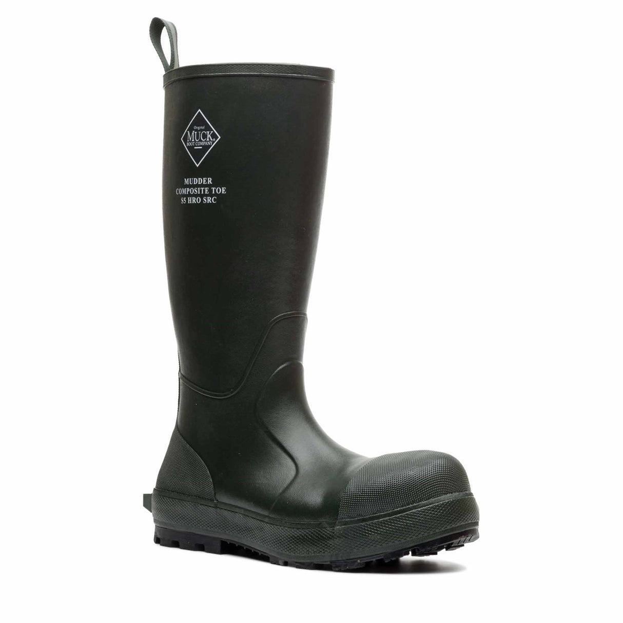 Unisex Mudder S5 Tall Safety Boots Moss