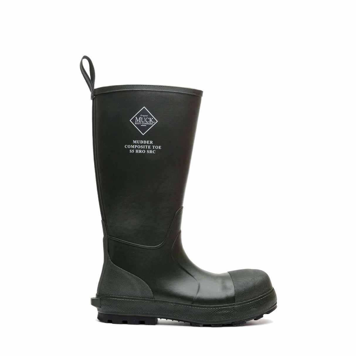 Unisex Mudder S5 Tall Safety Boots Moss