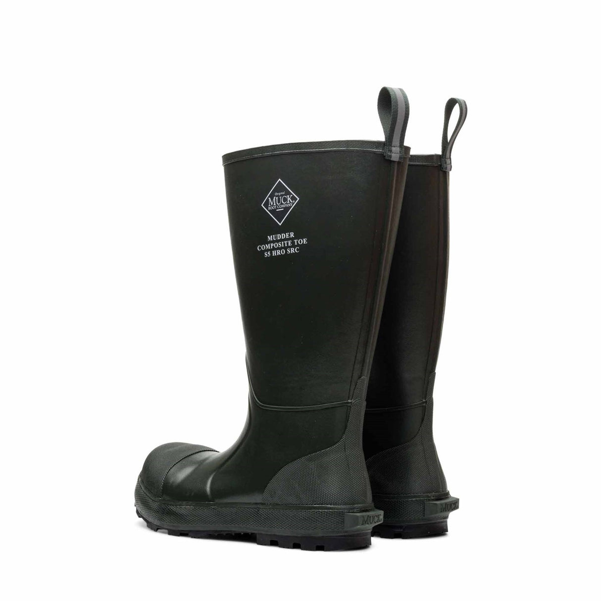 Unisex Mudder S5 Tall Safety Boots Moss