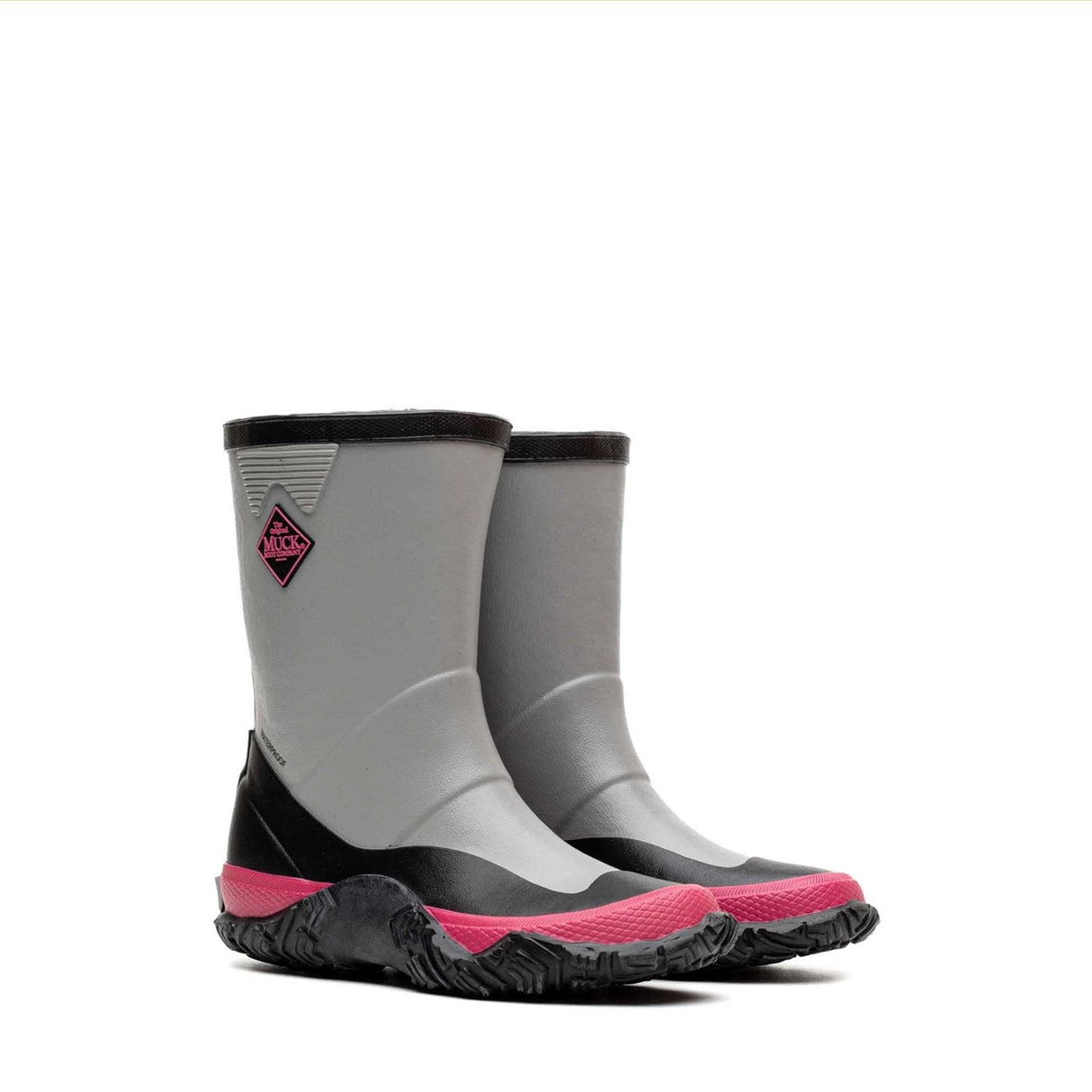 Kids' Forager Tall Boots Grey Black Pink