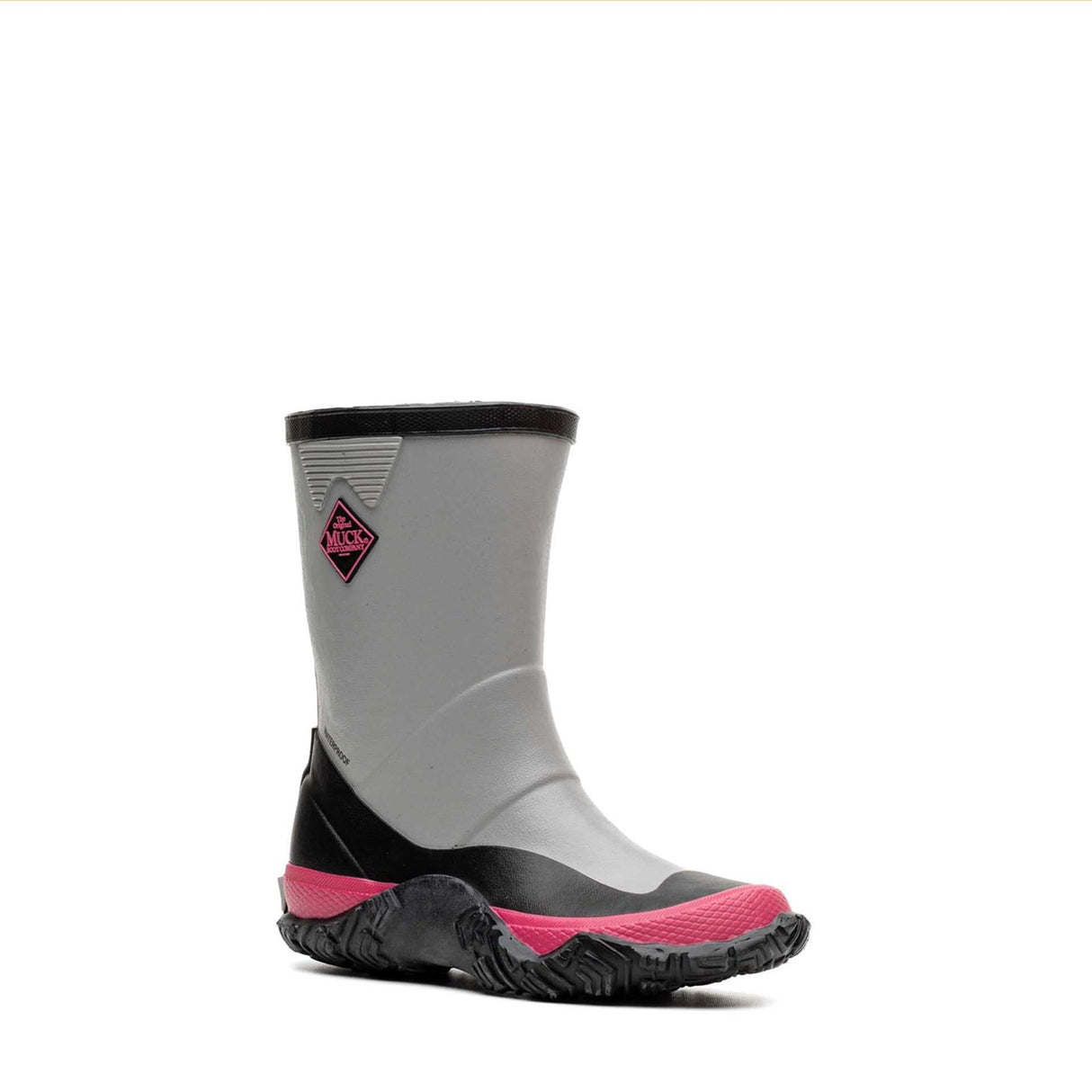Kids' Forager Tall Boots Grey Black Pink