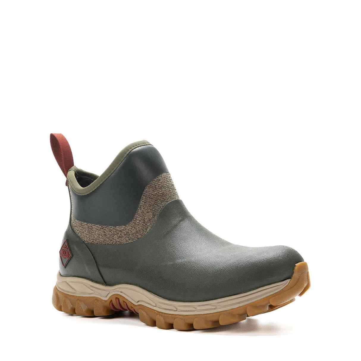 Women's Arctic Sport II Ankle Boots Olive Herringbone Print
