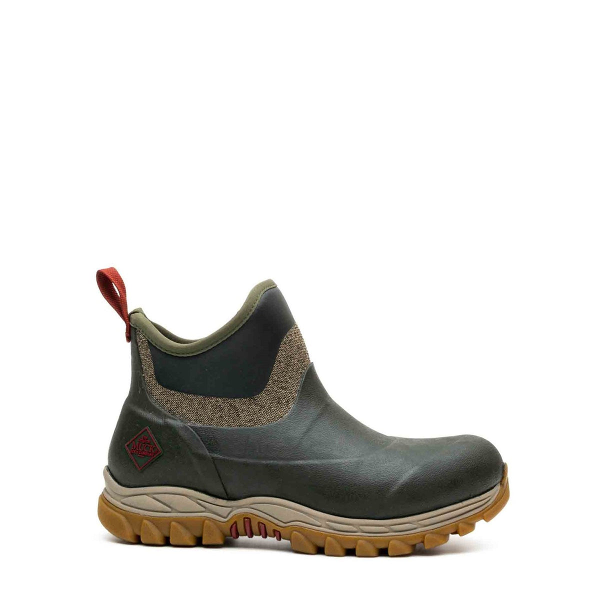 Women's Arctic Sport II Ankle Boots Olive Herringbone Print