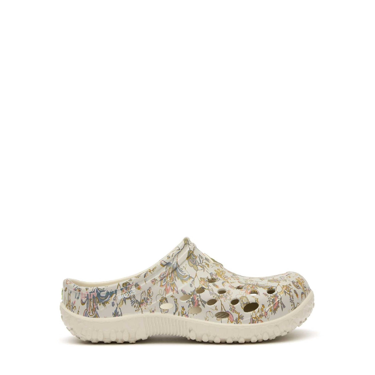 Women's Muckster Lite Clogs Light Grey Floral Print