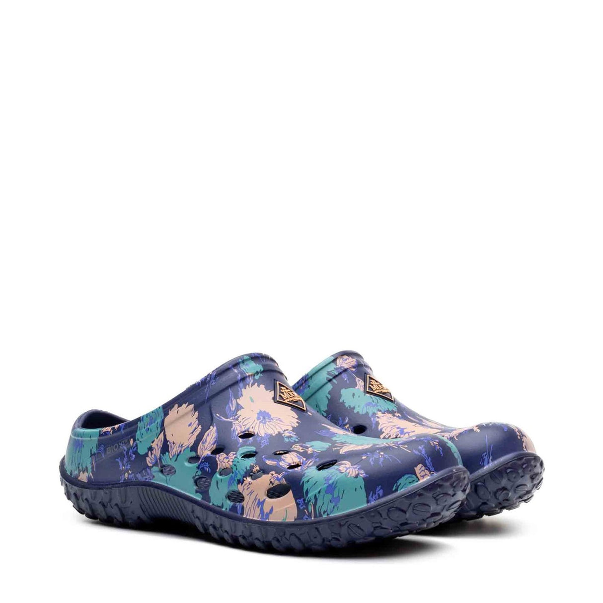 Women's Muckster Lite Clogs Navy Floral Print