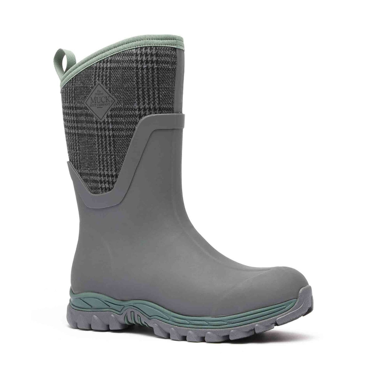 Women's Arctic Sport II Short Boots Grey Plaid Print