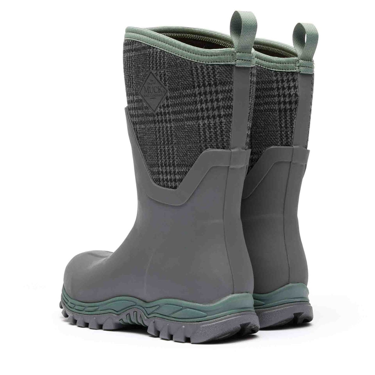 Women's Arctic Sport II Short Boots Grey Plaid Print