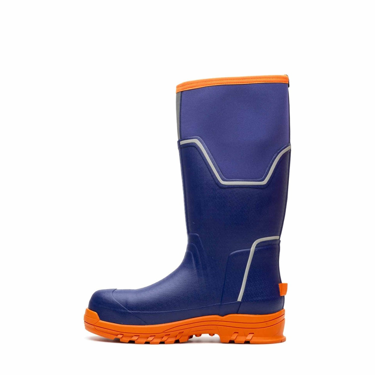 Men's Muck Grit S5 Tall Boots Blue Orange