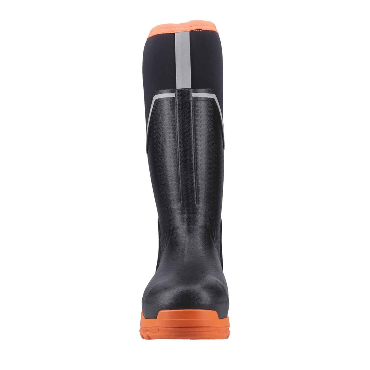 Men's Muck Grit S5 Tall Boots Black Orange