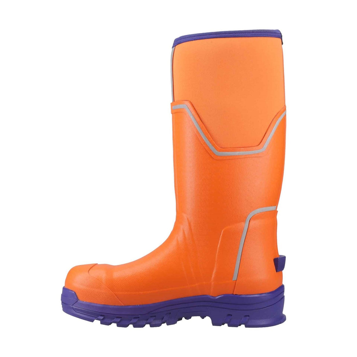 Men's Muck Grit S5 Tall Boots Orange Blue