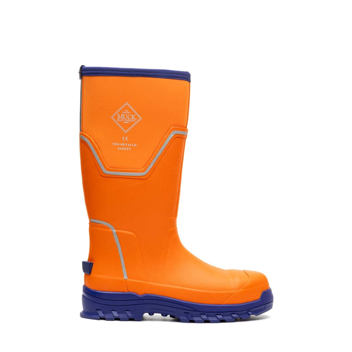 Men's Muck Grit S5 Tall Boots Orange Blue