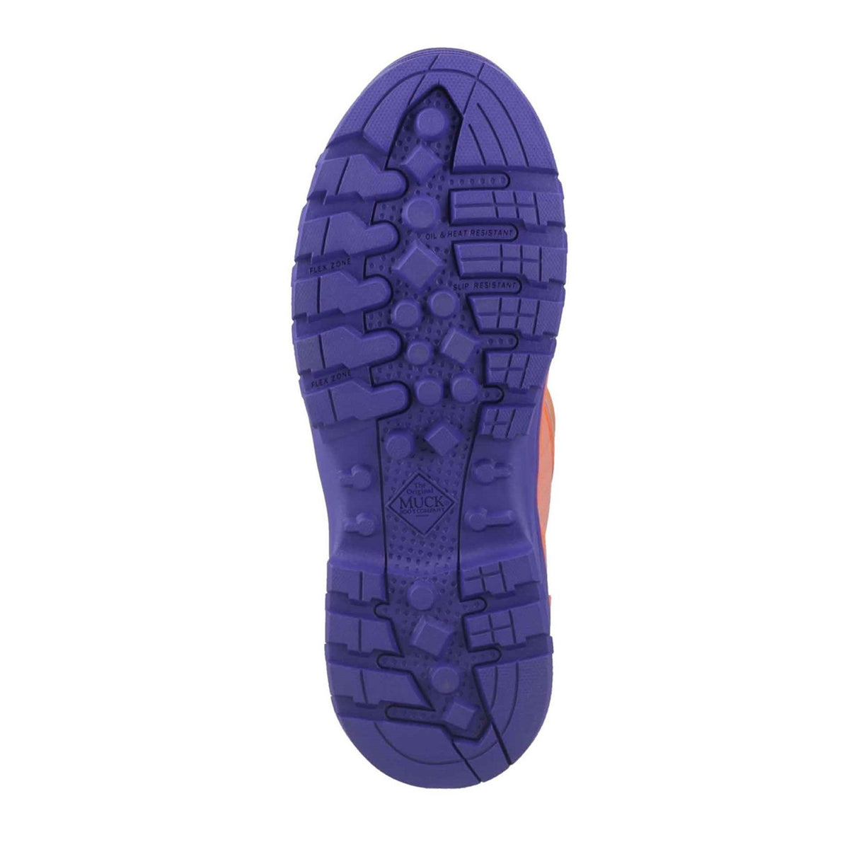 Men's Muck Grit S5 Tall Boots Orange Blue