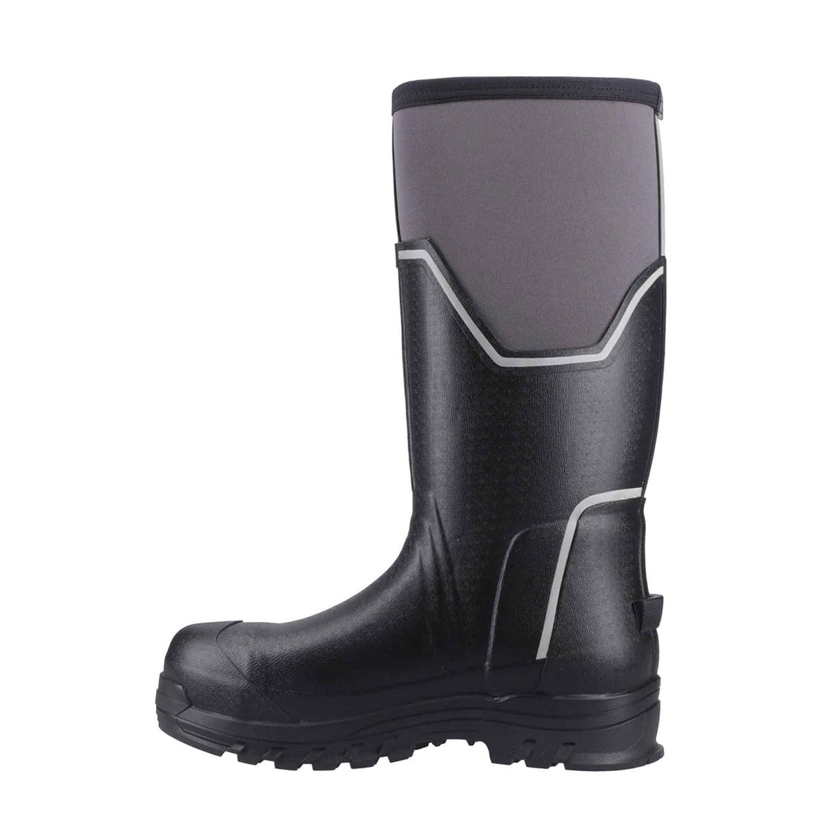 Men's Muck Grit S5 Tall Boots Black Grey