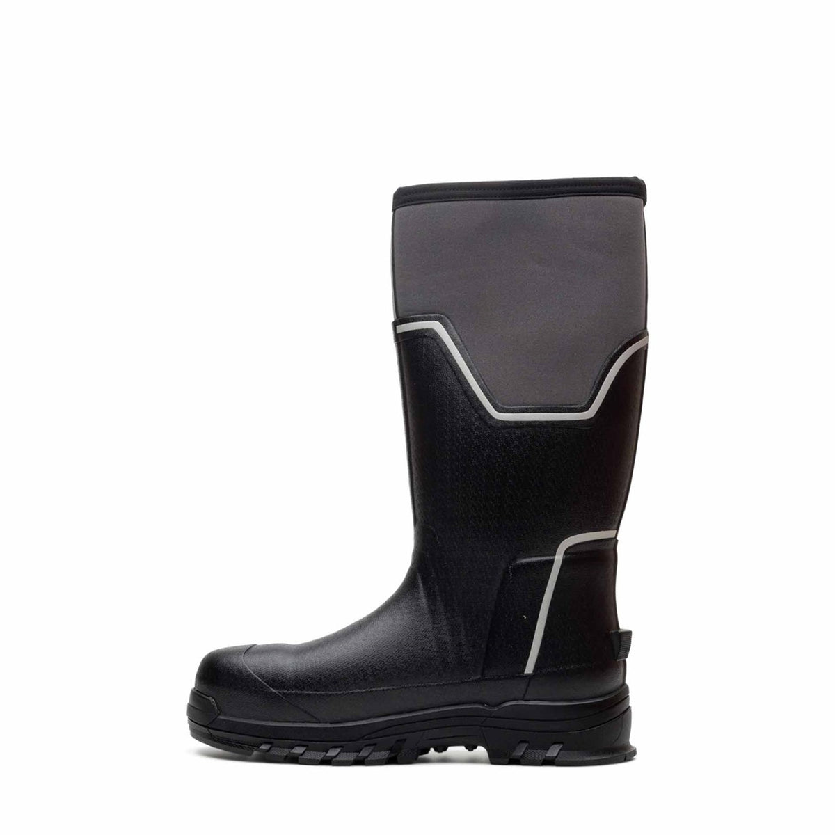 Men's Muck Grit S5 Tall Boots Black Grey