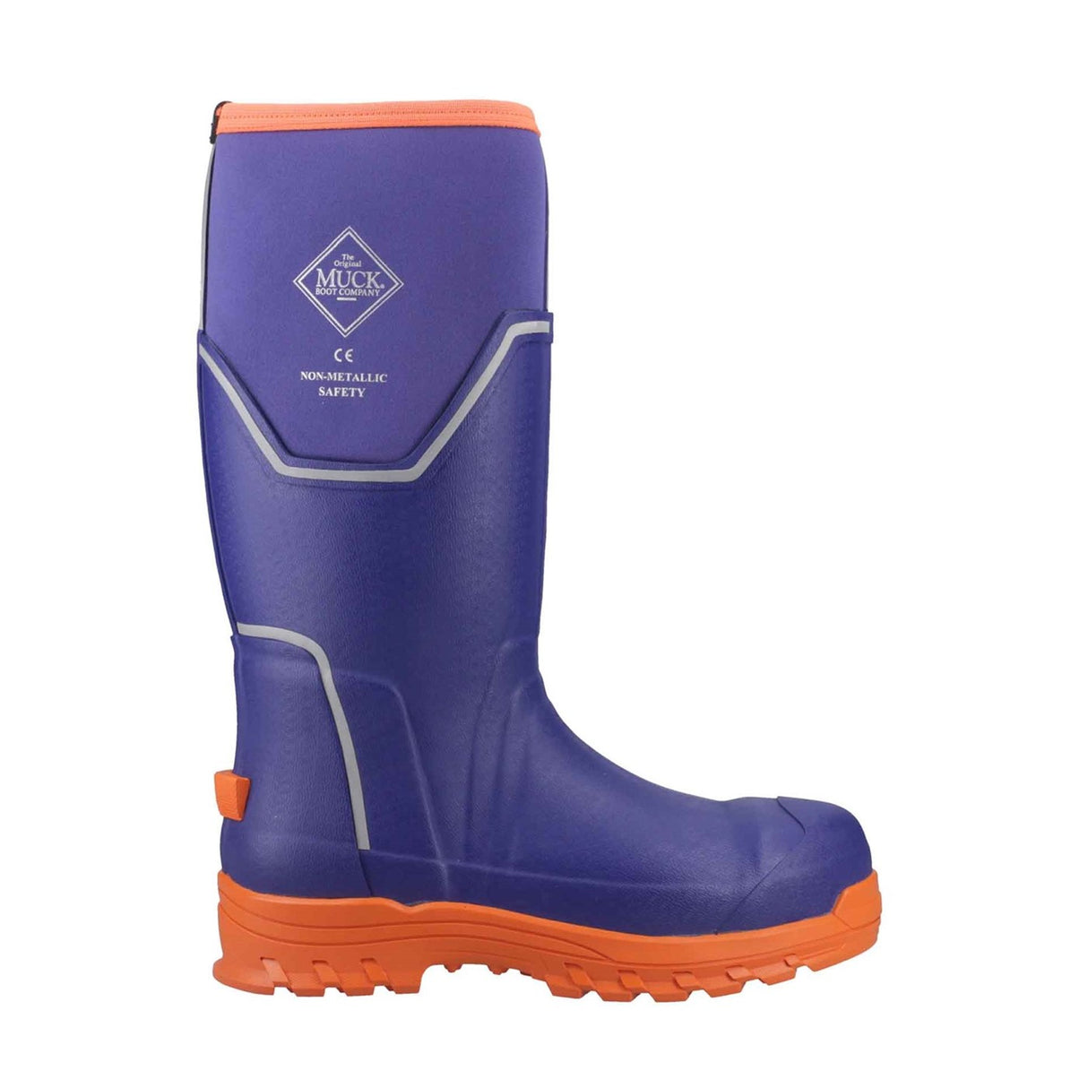 Women's Muck Grit S5 Tall Boots Blue Orange