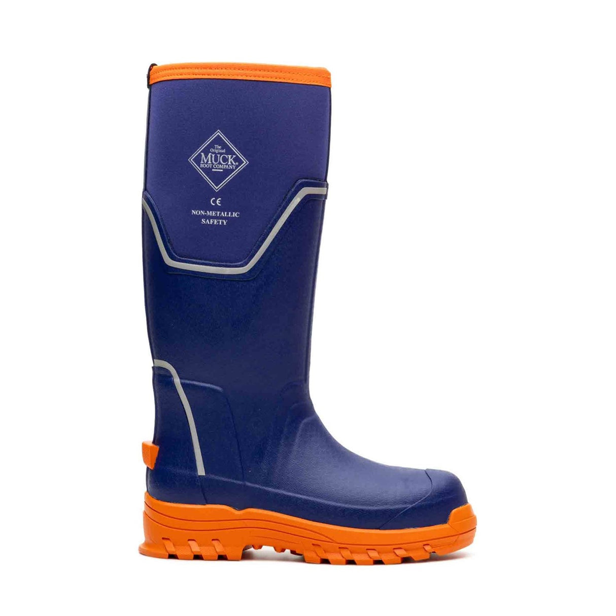 Women's Muck Grit S5 Tall Boots Blue Orange
