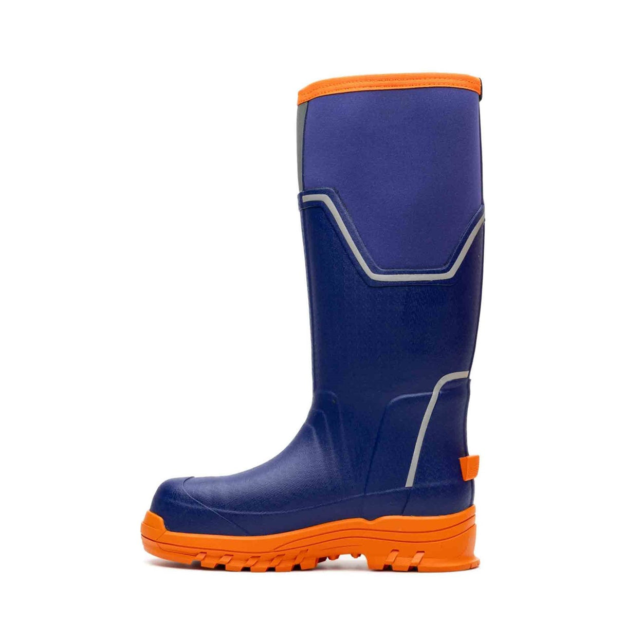 Women's Muck Grit S5 Tall Boots Blue Orange