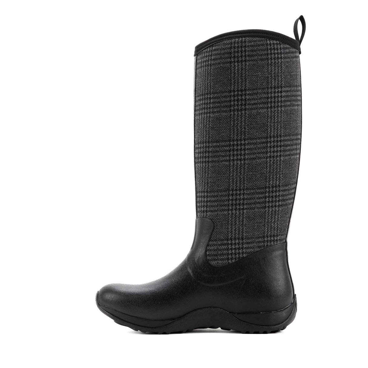 Women's Arctic Adventure Tall Boots Black Plaid