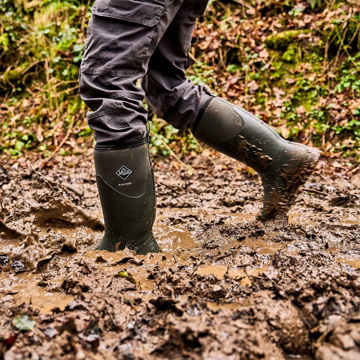 Men's Muck Rancher Tall Boots Olive