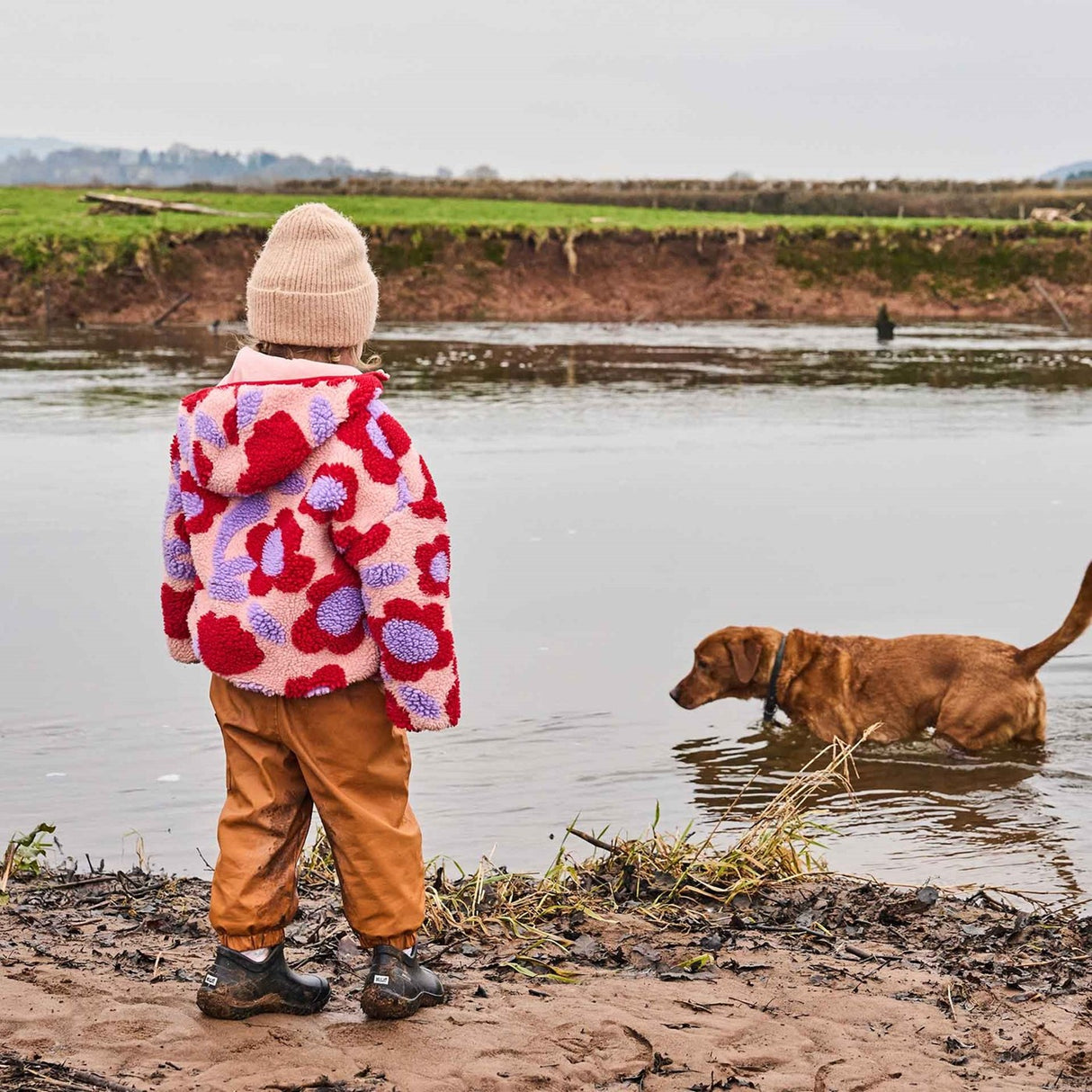 Kids' Mini Muck Ankle Boots Black