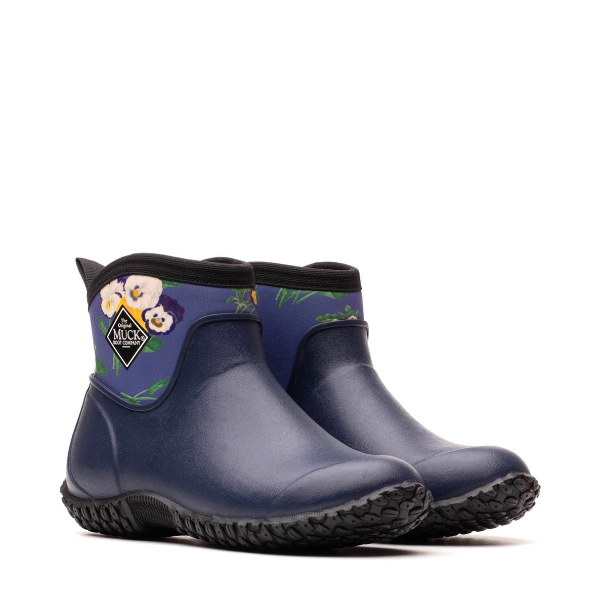 Women's RHS Muckster II Ankle Boots Navy Floral Print