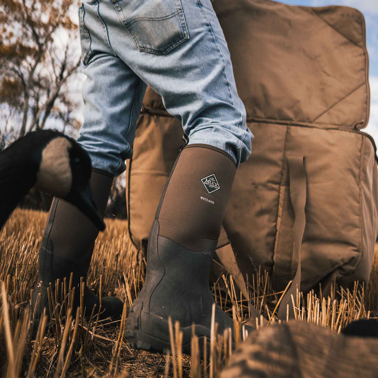 Unisex Wetland Tall Boots Bark