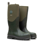 Unisex Chore Steel Toe Tall Boots Moss