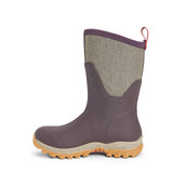 Women's Arctic Sport II Short Boots Wine Herringbone Print