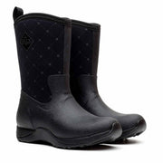 Women's Arctic Weekend Short Boots Black Castlerock Print
