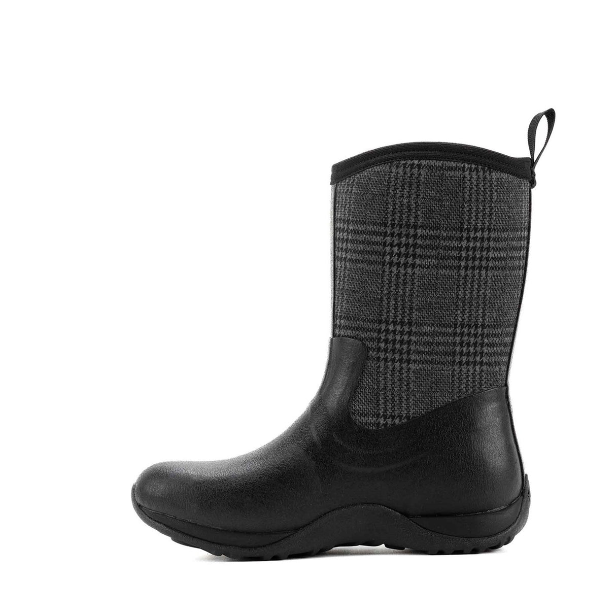 Women's Arctic Weekend Short Boots Black Plaid