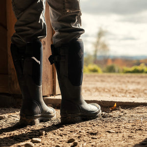 Women's Chore Adjustable Tall Boots Black