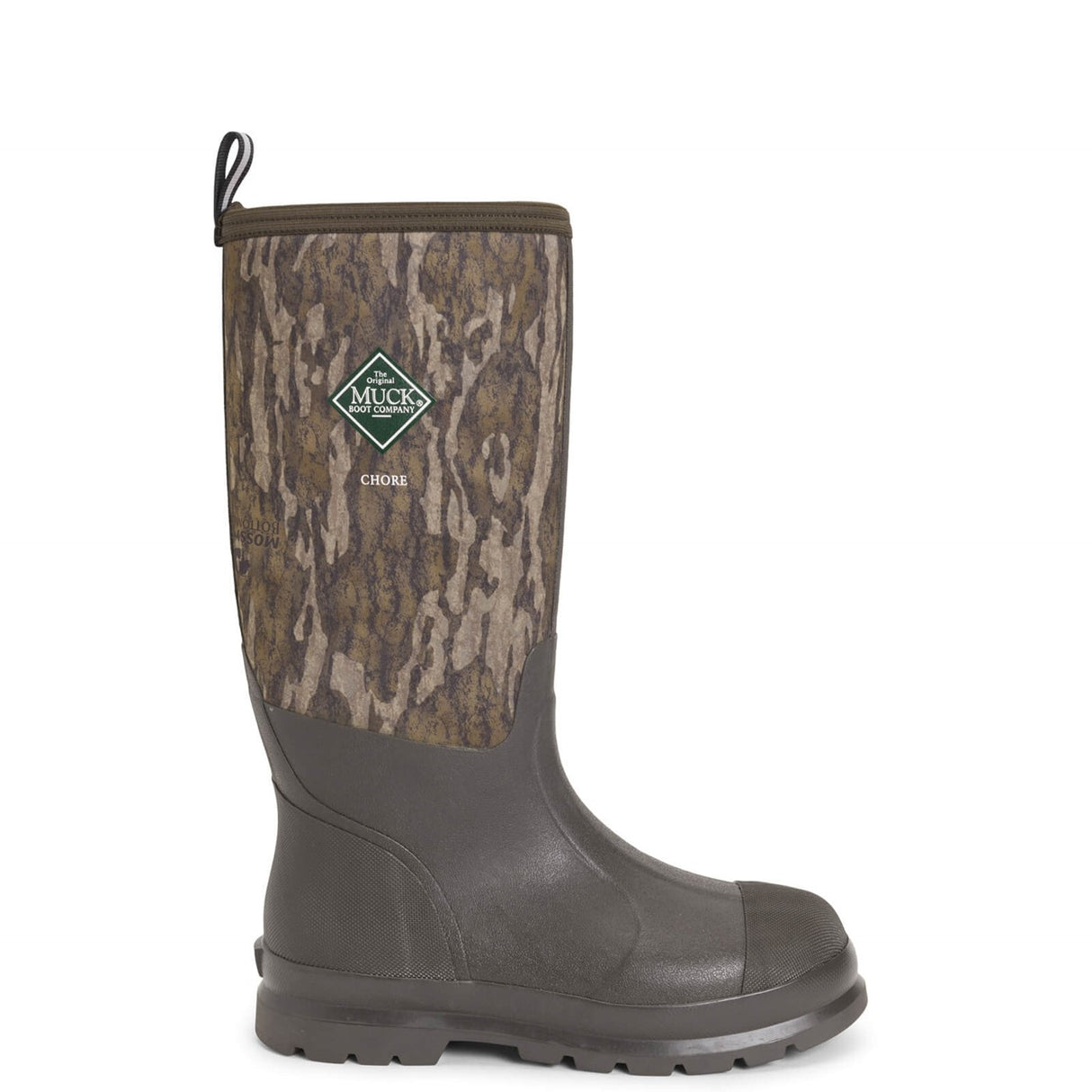 Unisex Chore Gamekeeper Tall Boots Mossy Oak Bottomlands Print