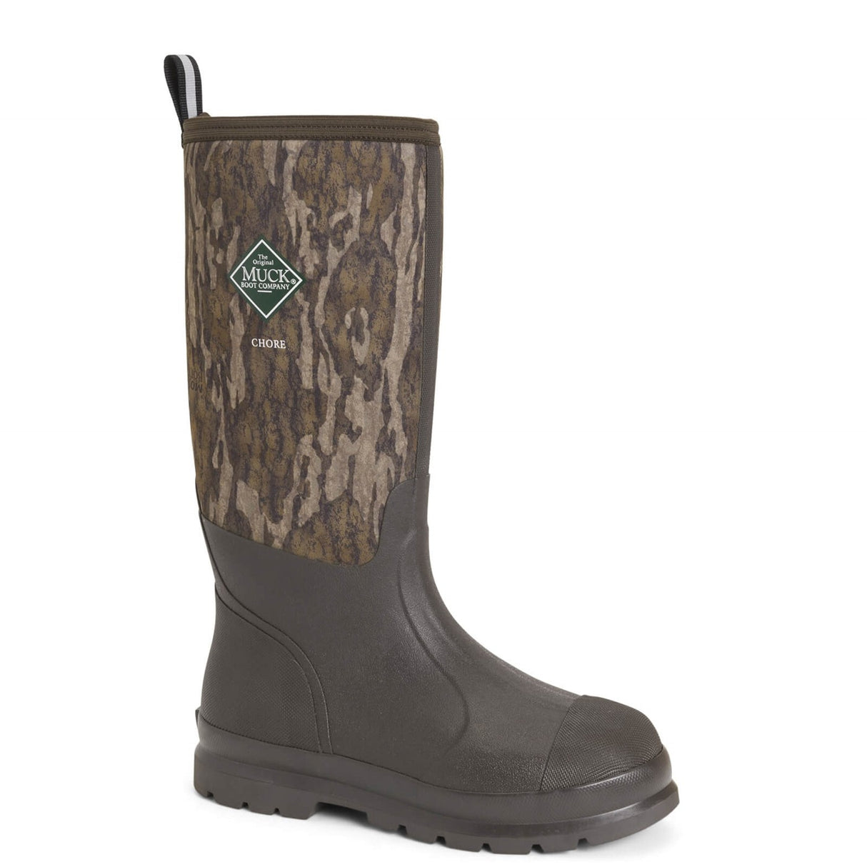 Unisex Chore Gamekeeper Tall Boots Mossy Oak Bottomlands Print