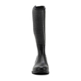 Women's Derby Tall Boots Black Plaid