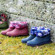 Women's RHS Muckster II Short Boots Peony Roses