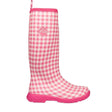 Women's Breezy Tall Boots Pink Gingham Print