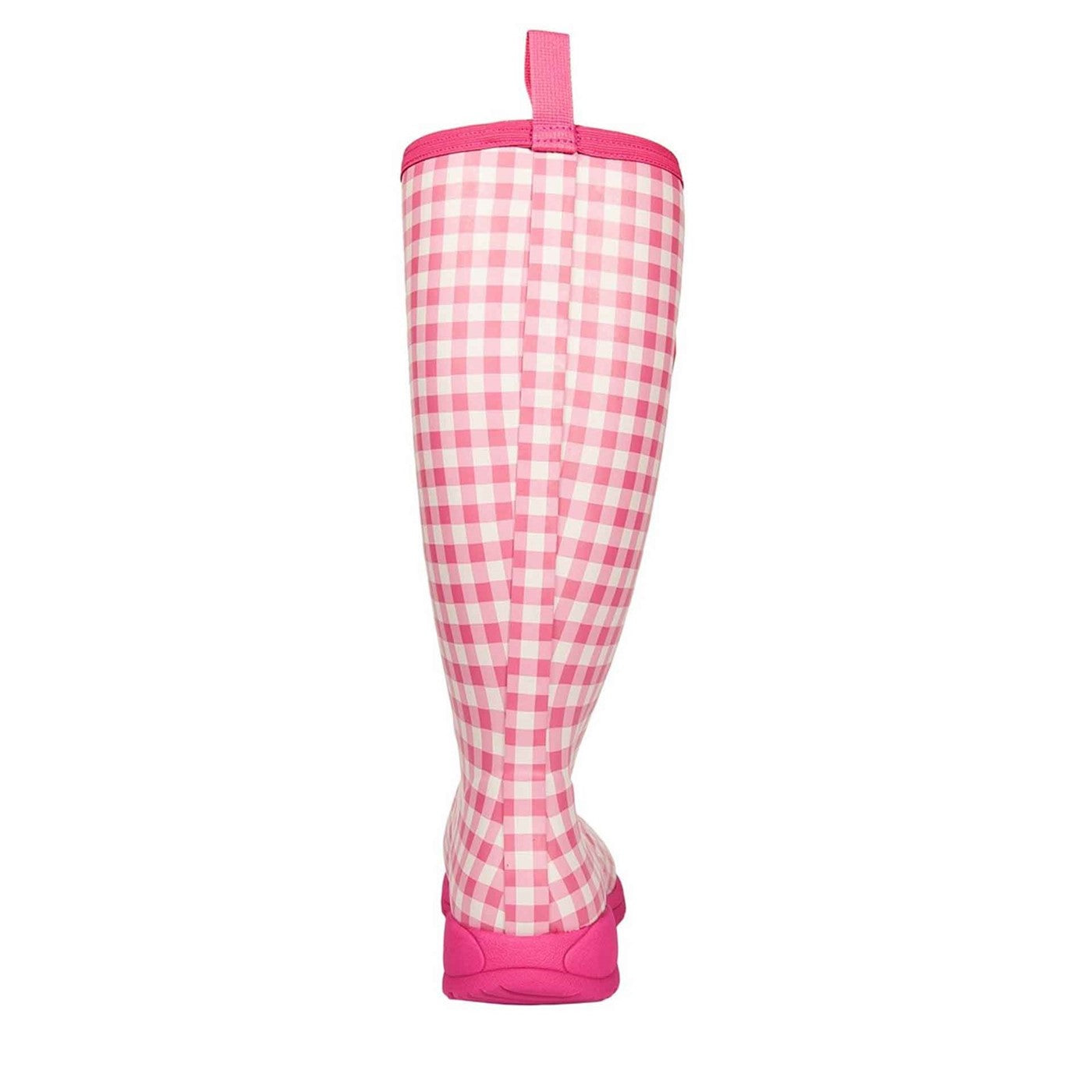 Muck Boots Breezy Tall Boots Pink Gingham Print MuckbootUK