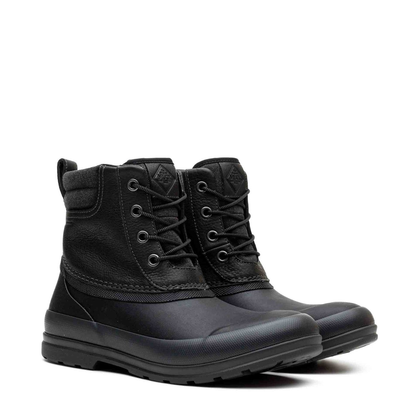 Muck Boots Muck Originals Duck Leather Short Boots Black