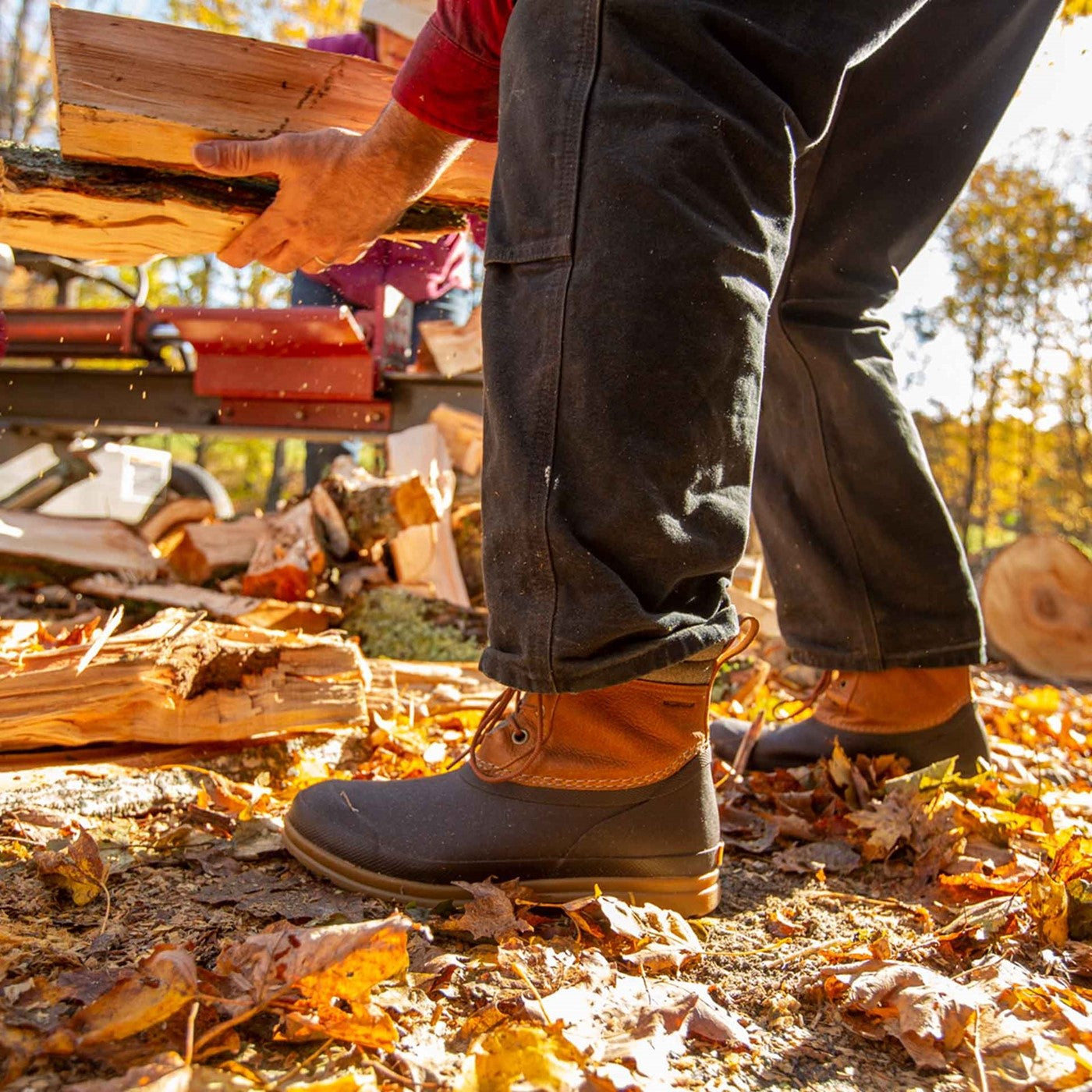 short duck boots mens